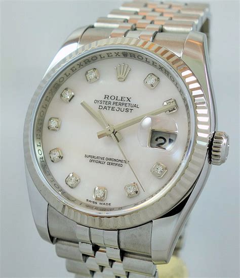 rolex mother of pearl datejust|rolex datejust 36mm on wrist.